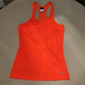 Nike Women's Vibrant Orange Tank Top
